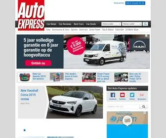 Autoexpress.co.uk(Auto Express) Screenshot
