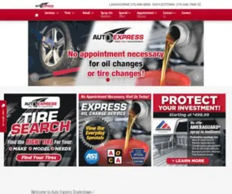 Autoexpresspa.com(Auto Express Doylestown) Screenshot