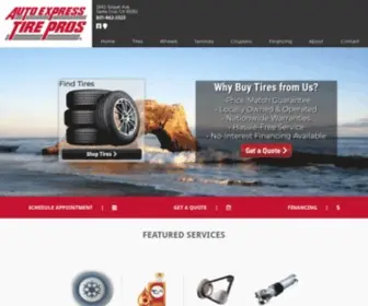 Autoexpresstirepros.com(Auto Express Tire Pros) Screenshot