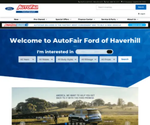 Autofairfordofhaverhill.com Screenshot