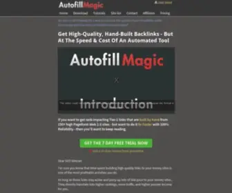 Autofillmagic.com(Autofillmagic) Screenshot