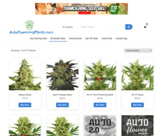 Autofloweringplants.com(Online cannabis seed shop) Screenshot