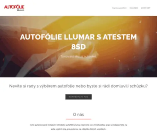 Autofolie-LLumar.cz(Autofólie) Screenshot