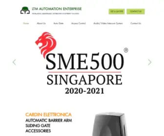 Autogatesingapore.com(Auto Gate Singapore Distribution & Installation LTM Automation) Screenshot