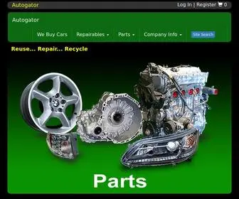 Autogator.com(Used Auto Parts) Screenshot