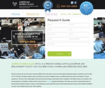 Autoglassnj.com(American Mobile Glass) Screenshot
