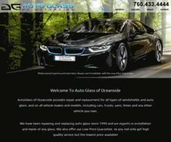 Autoglassofoceanside.com(Auto Glass of Oceanside CAAuto Truck Windshield Glass Replacement Repair in Oceanside) Screenshot