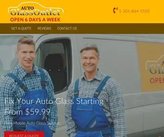 Autoglassoutlet.com(Autoglass Repair and Replacement) Screenshot