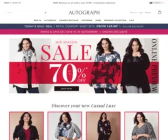 Autographfashion.com.au(Women's Plus Size Clothing Online) Screenshot