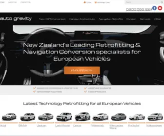 Autogravity.co.nz(Multimedia Navigation and Audio Specialists) Screenshot