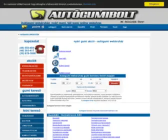Autogumibolt.hu(NyĂĄrigumi) Screenshot