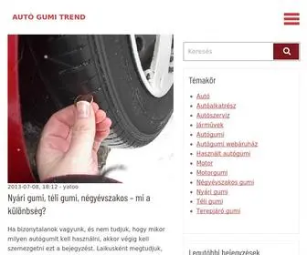 Autogumitrend.hu(Autó gumi trend) Screenshot