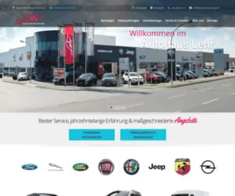 Autohaus-Lehr.at(Autohaus Lehr) Screenshot