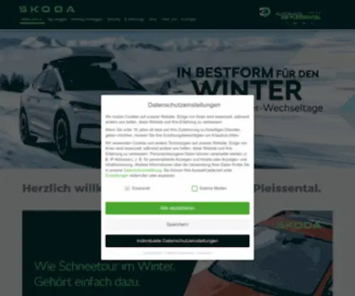 Autohaus-Pleissental.de(Škoda Service Werkstatt und Škoda Händler) Screenshot