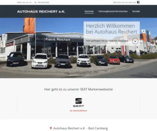 Autohaus-Reichert.de(SEAT) Screenshot