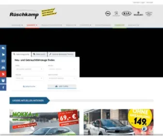 Autohaus-Rueschkamp.de(Opel, Peugeot, Kia, Suzuki, MG | Autohaus Rüschkamp) Screenshot