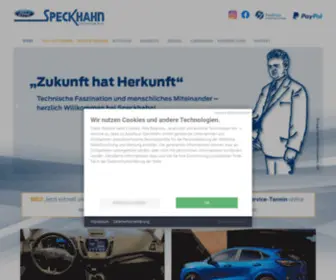 Autohaus-Speckhahn.de(Ford Autohaus uns Autowerkstatt in Celle und Winsen Aller) Screenshot