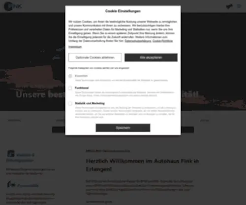 Autohausfink.de(Autohaus Fink) Screenshot