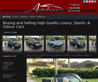 Autohausfl.com Screenshot