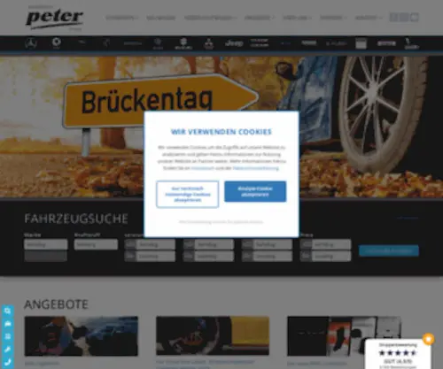 Autohauspeter.de(Autohaus Peter Gruppe) Screenshot
