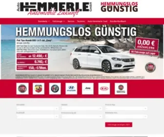 Autohemmerle.de(Auto Hemmerle) Screenshot