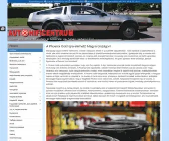 Autohificentrum.hu(Autóhifi Centrum) Screenshot