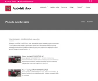 Autohit.ba(NISSAN SARAJEVO) Screenshot