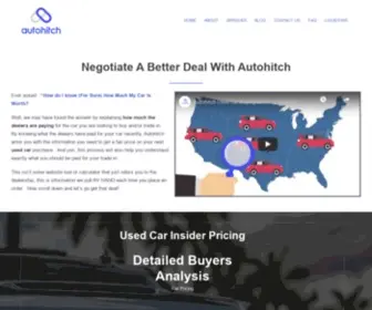 Autohitch.com(How Much Is My Car Worth) Screenshot