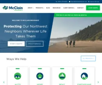 Autohomeboat.com(McClain Insurance Services) Screenshot