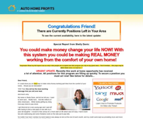 Autohomeprofits.com(Auto Home Profits) Screenshot
