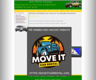 Autohurencuracao.com(Jeep huren in Curacao ontdek het eiland in een Jeep) Screenshot