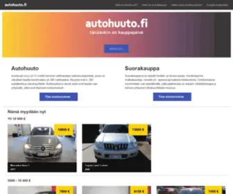Autohuuto.fi(Koko maan kattava kauppakanava yritysten käytetyille henkilö) Screenshot