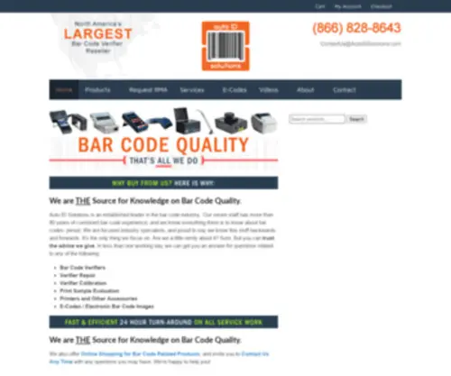 Autoidsolutions.net(Bar Code Quality) Screenshot