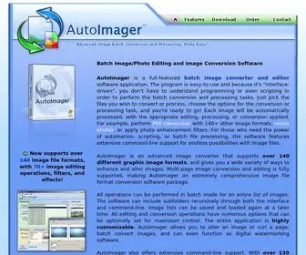 Autoimager.com(Batch Photo Editing Software) Screenshot