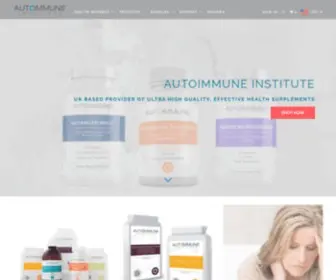 Autoimmuneinstitute.com(Autoimmune Institute) Screenshot