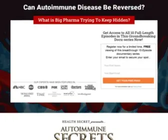 Autoimmunesecrets.com(Can Autoimmune Disease Be Reversed) Screenshot