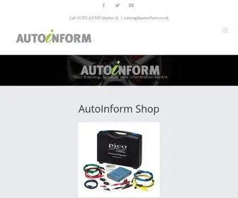 Autoinform.co.uk(Auto Inform) Screenshot