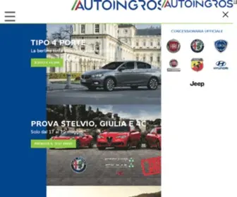 Autoingros.it(Concessionaria autovetture e veicoli commerciali a Torino) Screenshot