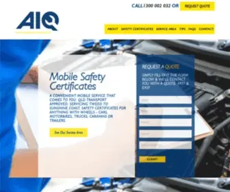 AutoinspectionsqLd.com.au(A QLD mobile safety certificate service) Screenshot