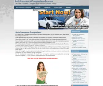 Autoinsurancecomparison2U.com(Auto Insurance Comparison) Screenshot