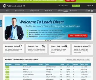 Autoinsuranceleadsdirect.com(Auto Insurance Leads) Screenshot