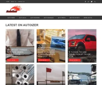 Autoizer.com(Auto News Reviews and Blog) Screenshot