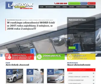 Autojuszczak.com.pl(Auto Szkoła Juszczak) Screenshot