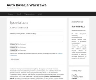 AutokasacJa-Warszawa.pl(Auto Kasacja Warszawa) Screenshot