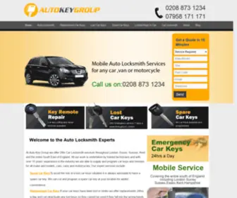 Autokeygroup.co.uk(Auto Locksmith) Screenshot