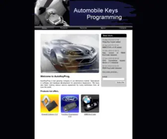 Autokeyprog.com(Automobile Keys Programming) Screenshot