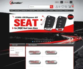 Autokeys.us(AutoKey-Transponder Key-Remote key-Blank Key-Transponder Chips-Car Key) Screenshot