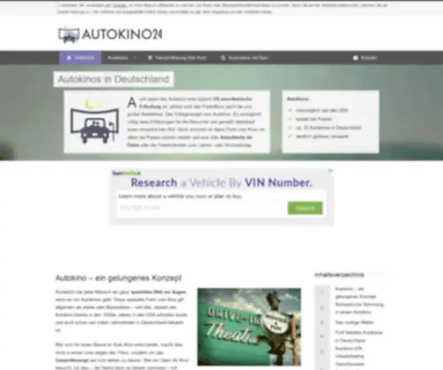 Autokino24.de(Autokino 24) Screenshot