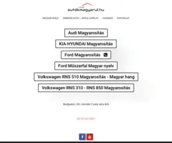 Autokmagyarul.hu(Magyar nyelvű Audi) Screenshot