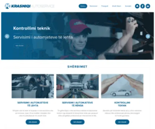 Autokrasniqi.com(Ballina) Screenshot